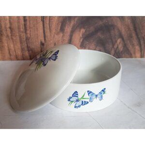 Vintage FTD Butterfly Trinket Box